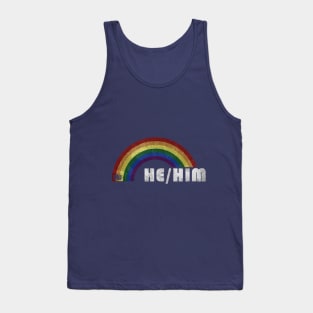 Grunge LGBT+ Pride - He/Him Tank Top